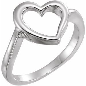 Sterling Silver Heart Ring - BN & CO JEWELRY