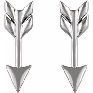 Sterling Silver Arrow Earrings - BN & CO JEWELRY