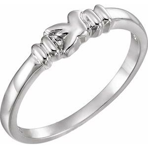 Sterling Silver Holy Spirit Chastity Ring Size 7 - BN & CO JEWELRY