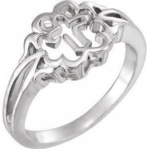 Sterling Silver Cross Chastity RingsÂ® - BN & CO JEWELRY