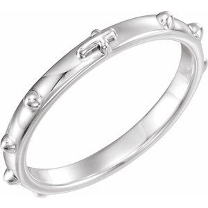 Sterling Silver Rosary Ring Size 7 - BN & CO JEWELRY