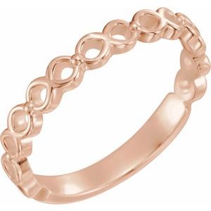 14K Rose Stackable Ring - BN & CO JEWELRY