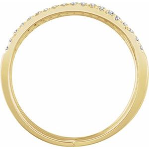 14K Yellow 1/2 CTW Natural Diamond Spiral Ring - BN & CO JEWELRY