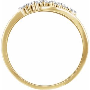 14K Yellow 1/5 CTW Natural Diamond Ring - BN & CO JEWELRY