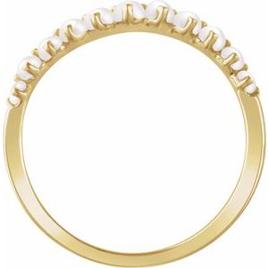 14K Yellow Freshwater Cultured Pearl Ring - BN & CO JEWELRY