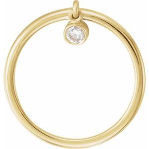 14K Yellow 1/10 CT Diamond Fringe Ring - BN & CO JEWELRY