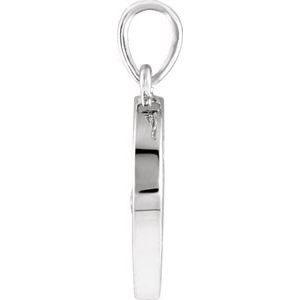14K White Natural Peridot Disc Pendant - BN & CO JEWELRY