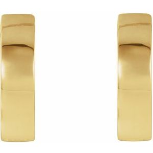 14K Yellow Hinged Earrings - BN & CO JEWELRY