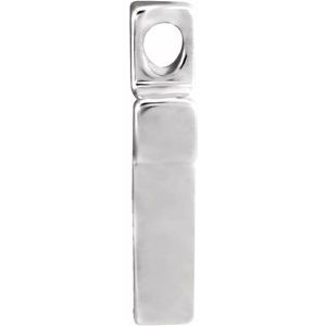 Sterling Silver Petite Cross Slide Pendant - BN & CO JEWELRY