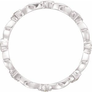 Platinum 1/8 CTW Natural Diamond Eternity Band - BN & CO JEWELRY