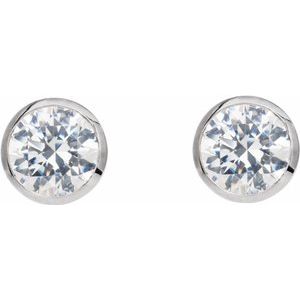 14K White 1/3 CTW Natural Diamond Cocktail-Style Earrings - BN & CO JEWELRY
