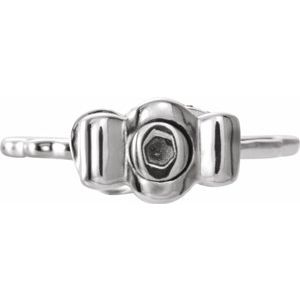 10K White .03 CTW Natural Diamond Angel Ash Holder 18" Necklace - BN & CO JEWELRY