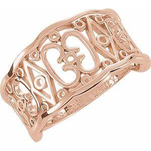 14K Rose Gold Freeform Ring - BN & CO JEWELRY