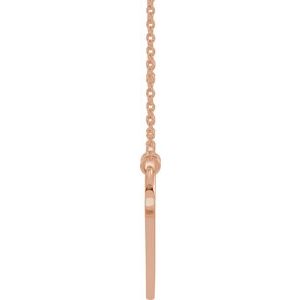 14K Rose Family Engravable Heart 18" Necklace - BN & CO JEWELRY