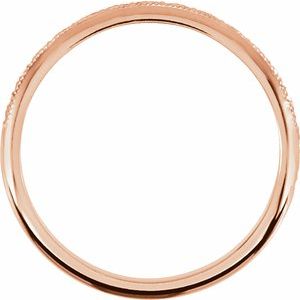 14K Rose 2 mm Band Size 5.5 - BN & CO JEWELRY