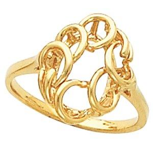14K Rose Fashion Ring - BN & CO JEWELRY
