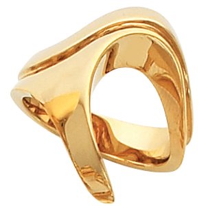 14K Yellow Gold Freeform Ring - BN & CO JEWELRY