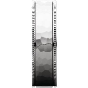 14K White 6 mm Flat Milgrain Band with Satin & Hammered Texture Size 8 - BN & CO JEWELRY