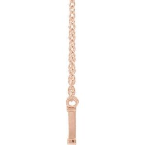 14K Rose God is Greater than the Highs & Lows 16" Necklace - BN & CO JEWELRY