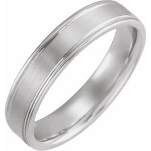 Sterling Silver 5 mm Grooved Band Size 9.5 - BN & CO JEWELRY