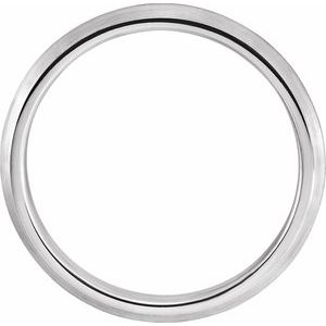 Sterling Silver 2.5 mm Knife-Edge Band with Satin Finish Size 6.5 - BN & CO JEWELRY