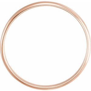 14K Rose 1.6 mm Youth Band Size 3 - BN & CO JEWELRY