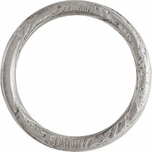 Damascus Steel 6 mm Flat Patterned Band Size 12 - BN & CO JEWELRY