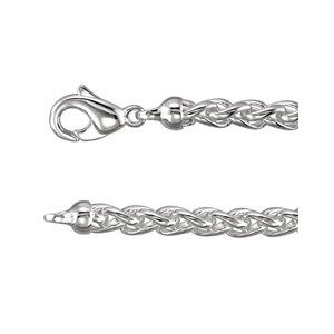 Sterling Silver Wheat 20" Chain - BN & CO JEWELRY