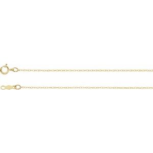 14K Yellow .75 mm Rope 18" Chain - BN & CO JEWELRY