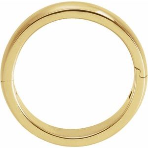 14K Yellow 8 mm CLIQÂ® Hinged Adjustable Band Size 10 - BN & CO JEWELRY
