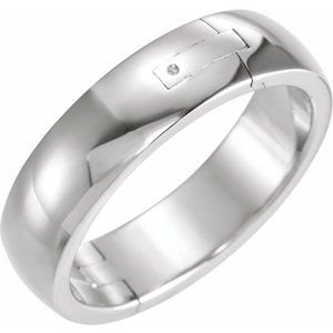 Platinum 2.7 mm Hinged Adjustable Band - BN & CO JEWELRY