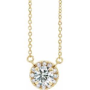 14K Yellow 1/3 CTW Lab-Grown Diamond French-Set 16-18" Necklace - BN & CO JEWELRY