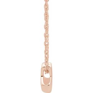 14K Rose Star 16-18" Necklace - BN & CO JEWELRY