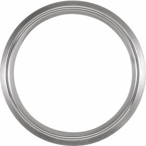 Tungsten 8 mm Domed Band Size 11.5 with Satin Finish - BN & CO JEWELRY
