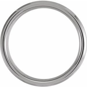 Tungsten 8 mm Beveled-Edge Band with Acacia Wood Inlay Size 13.5 - BN & CO JEWELRY