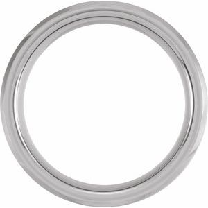 Tungsten 8 mm Beveled-Edge Band with Acacia Wood Inlay Size 7 - BN & CO JEWELRY