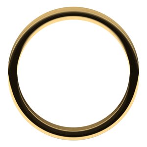 14K Yellow 4 mm Concave Light Band Size 5.5 - BN & CO JEWELRY