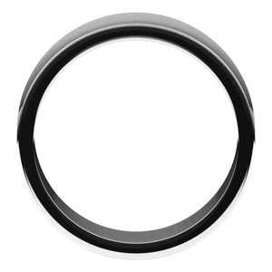 14K White 7 mm Concave Light Band - BN & CO JEWELRY