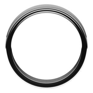 14K White 6 mm Concave Light Band Size 6 - BN & CO JEWELRY