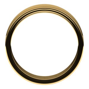14K Yellow 6 mm Concave Light Band Size 9.5 - BN & CO JEWELRY