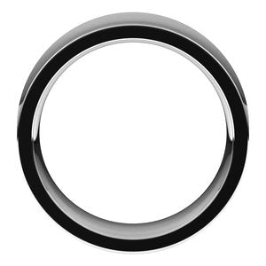 Platinum 8 mm Concave Comfort Fit Band Size 4.5 - BN & CO JEWELRY