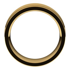 14K Yellow 8 mm Concave Comfort Fit Band Size 5.5 - BN & CO JEWELRY