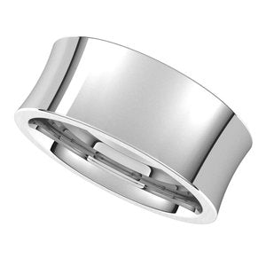 Sterling Silver 8 mm Concave Comfort Fit Band Size 7.5 - BN & CO JEWELRY