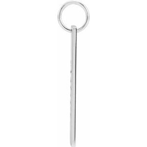 Sterling Silver 20x5 mm Engravable Bar Pendant - BN & CO JEWELRY