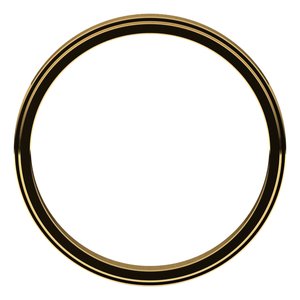 14K Yellow 2.5 mm Flat Edge Band Size 3.5 - BN & CO JEWELRY
