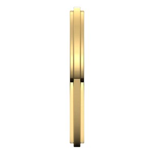 14K Yellow 2 mm Flat Edge Band Size 7 - BN & CO JEWELRY