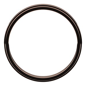 14K Rose 3 mm Flat Edge Band Size 8.5 - BN & CO JEWELRY