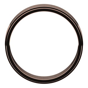 14K Rose 6 mm Flat Edge Band Size 11.5 - BN & CO JEWELRY