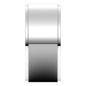 14K White 9 mm Flat Edge Band Size 9 - BN & CO JEWELRY