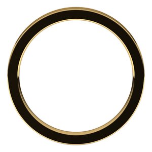 14K Yellow 2.5 mm Flat Comfort Fit Band Size 7 - BN & CO JEWELRY